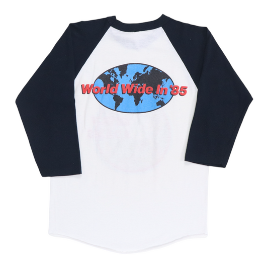 1985 Bryan Adams World Wide Tour Jersey Shirt Back