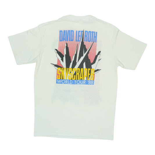 1985 David Lee Roth Skyscraper Tour Shirt Back