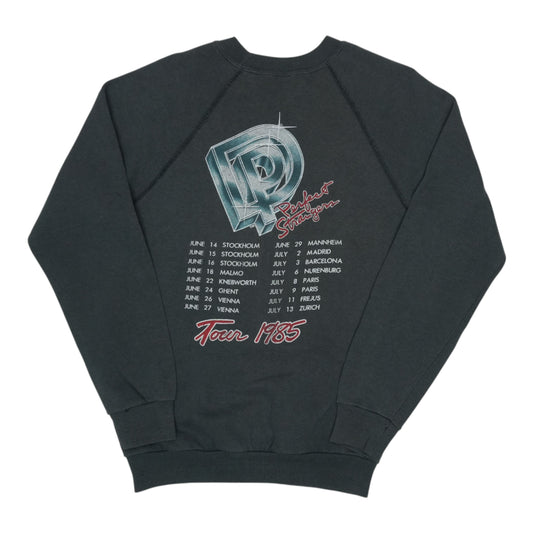 1985 Deep Purple Perfect Strangers European Tour Sweatshirt Back