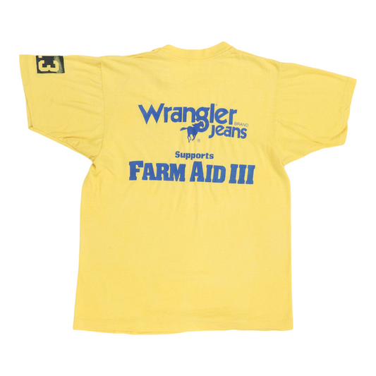 1987 Farm Aid Staff Shirt Back