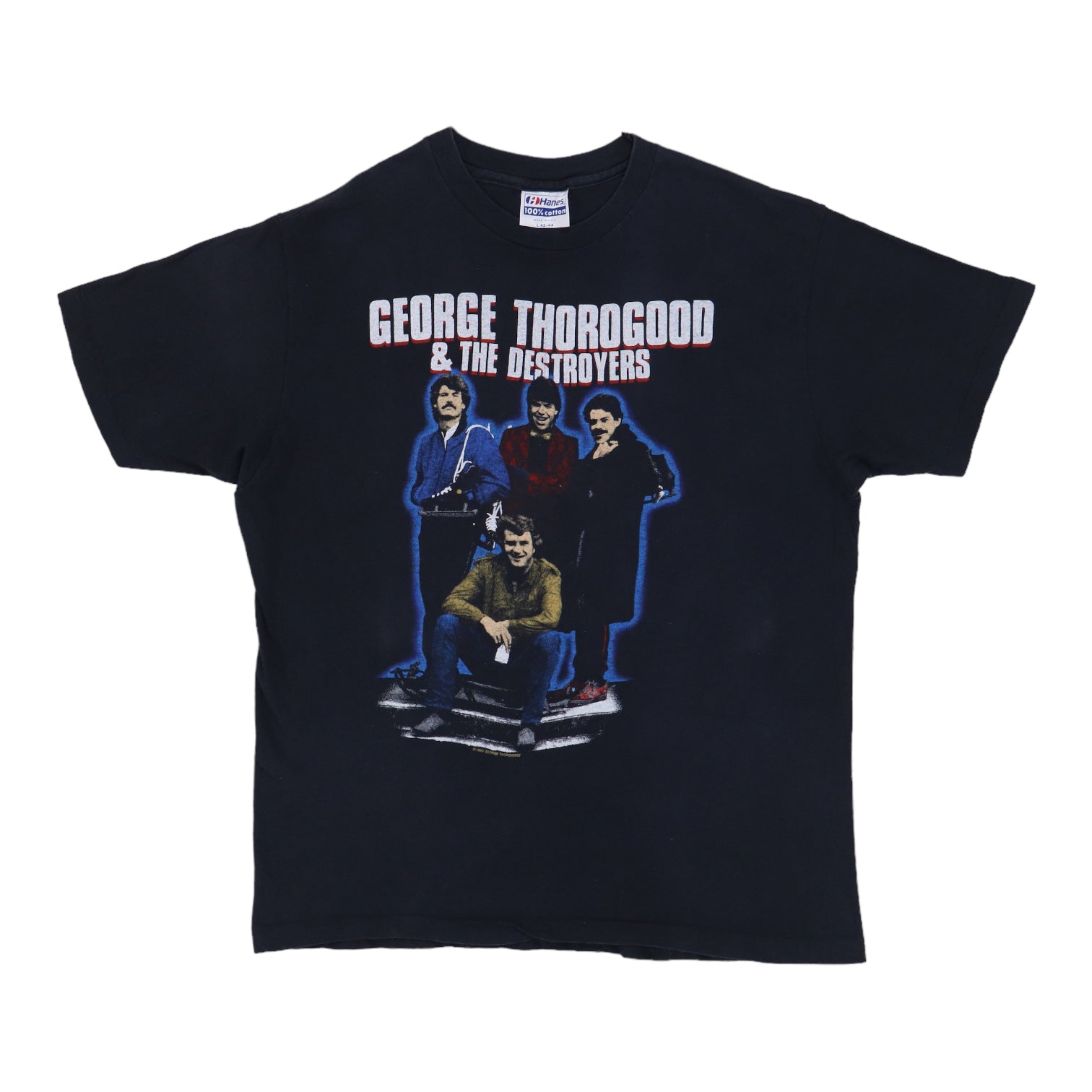 1985 George Thorogood & The Destroyers On Tour Shirt | Authentic