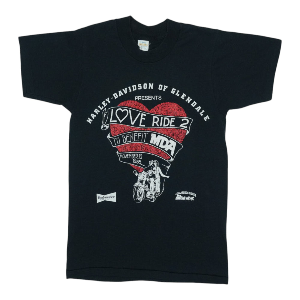 1985 Harley Davidson Love Ride Shirt