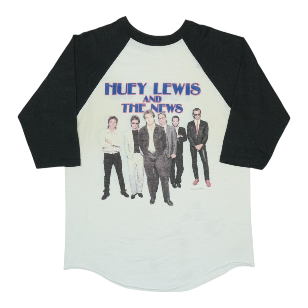 1985 Huey Lewis and The News Tour Jersey Shirt