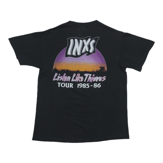 1985 INXS Listen Like Thieves Tour Shirt Back