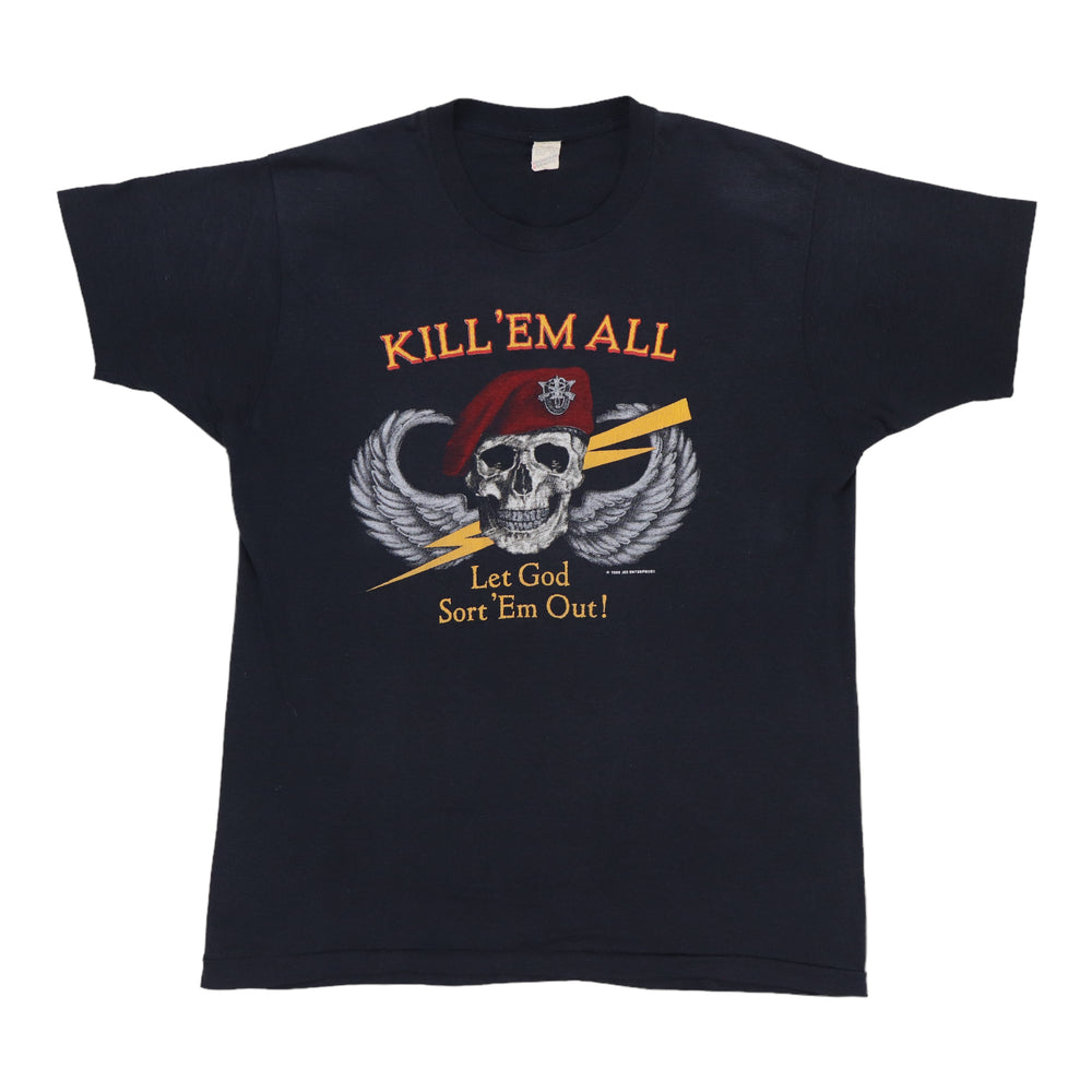 1985 Kill Em All Let God Sort Em Out Shirt