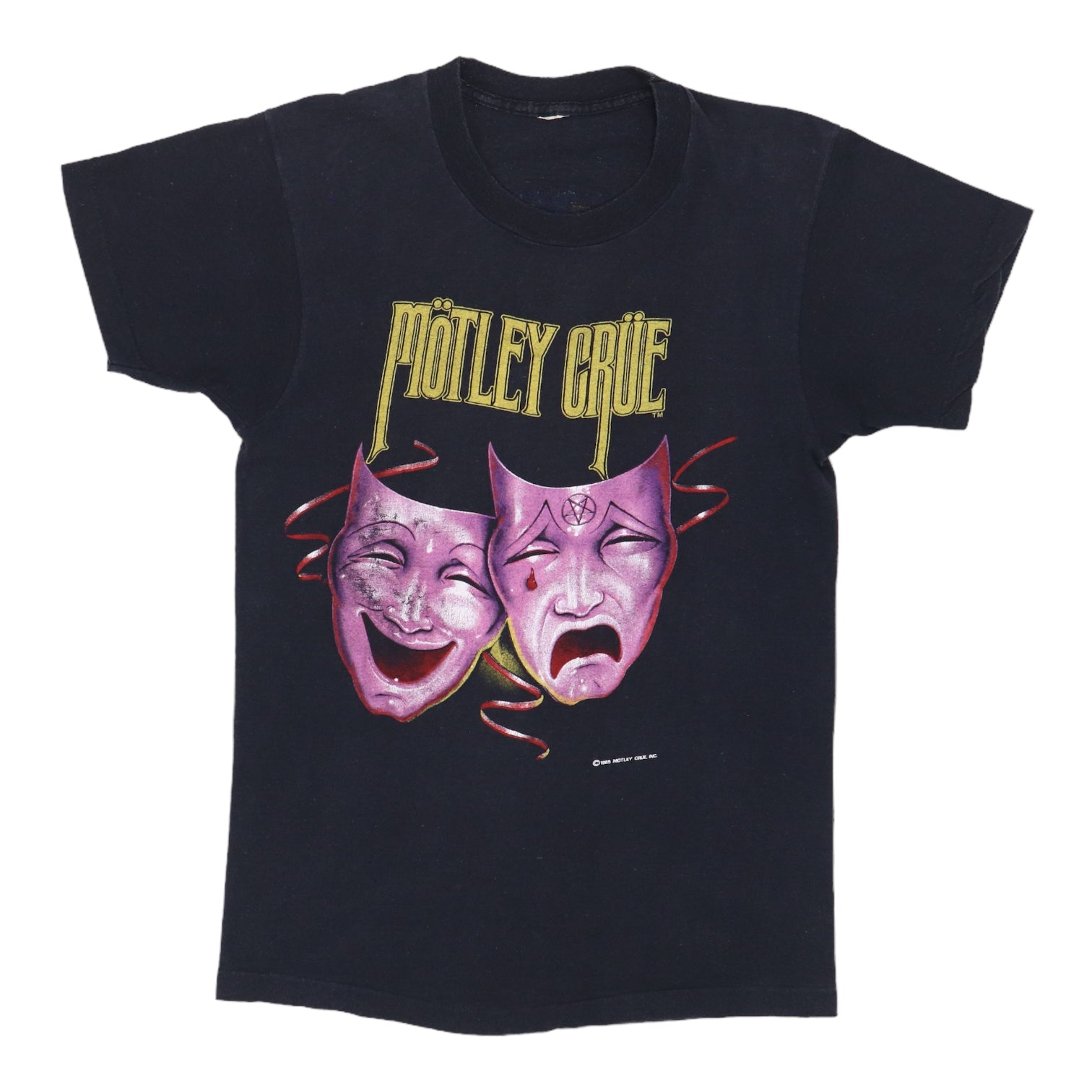 1985 Motley Crue Theatre Of Pain Shirt | Authentic Vintage Tee 