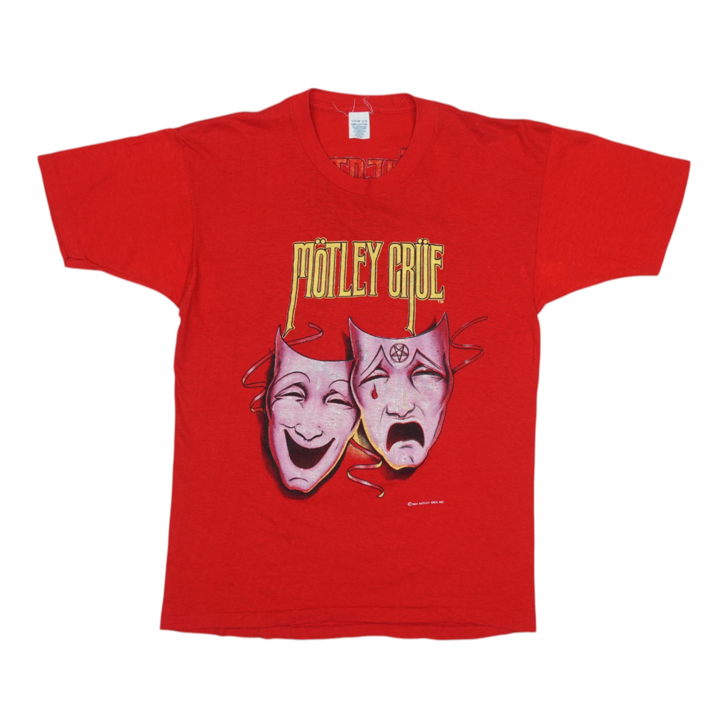 1985 Motley Crue Theatre Of Pain World Tour Shirt | Authentic