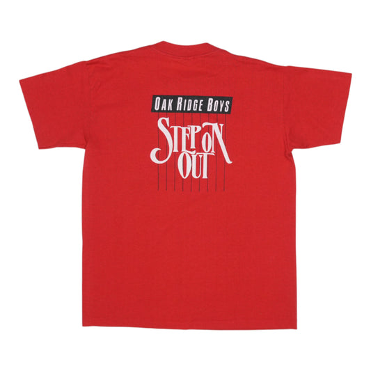 1985 Oak Ridge Boys Step On Out Shirt Back