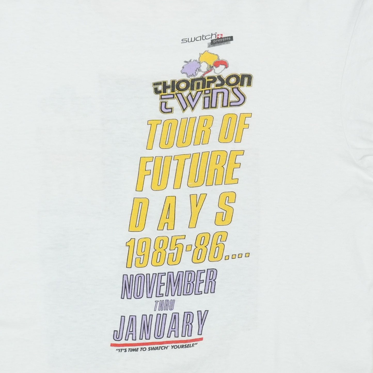 1985 Thompson Twins Tour Of Future Days Shirt