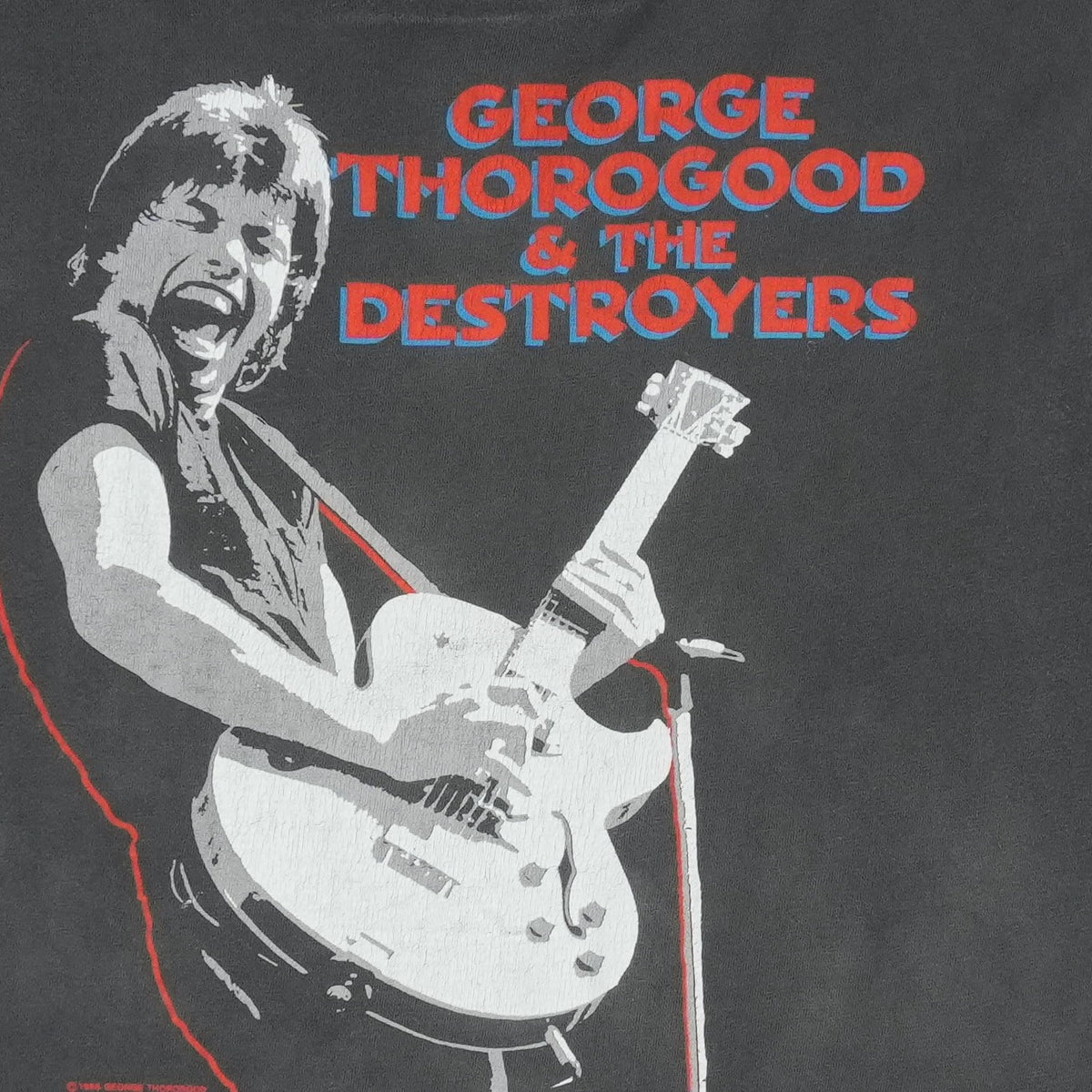 1985 George Thorogood And The Destroyers Maverick Tour Shirt