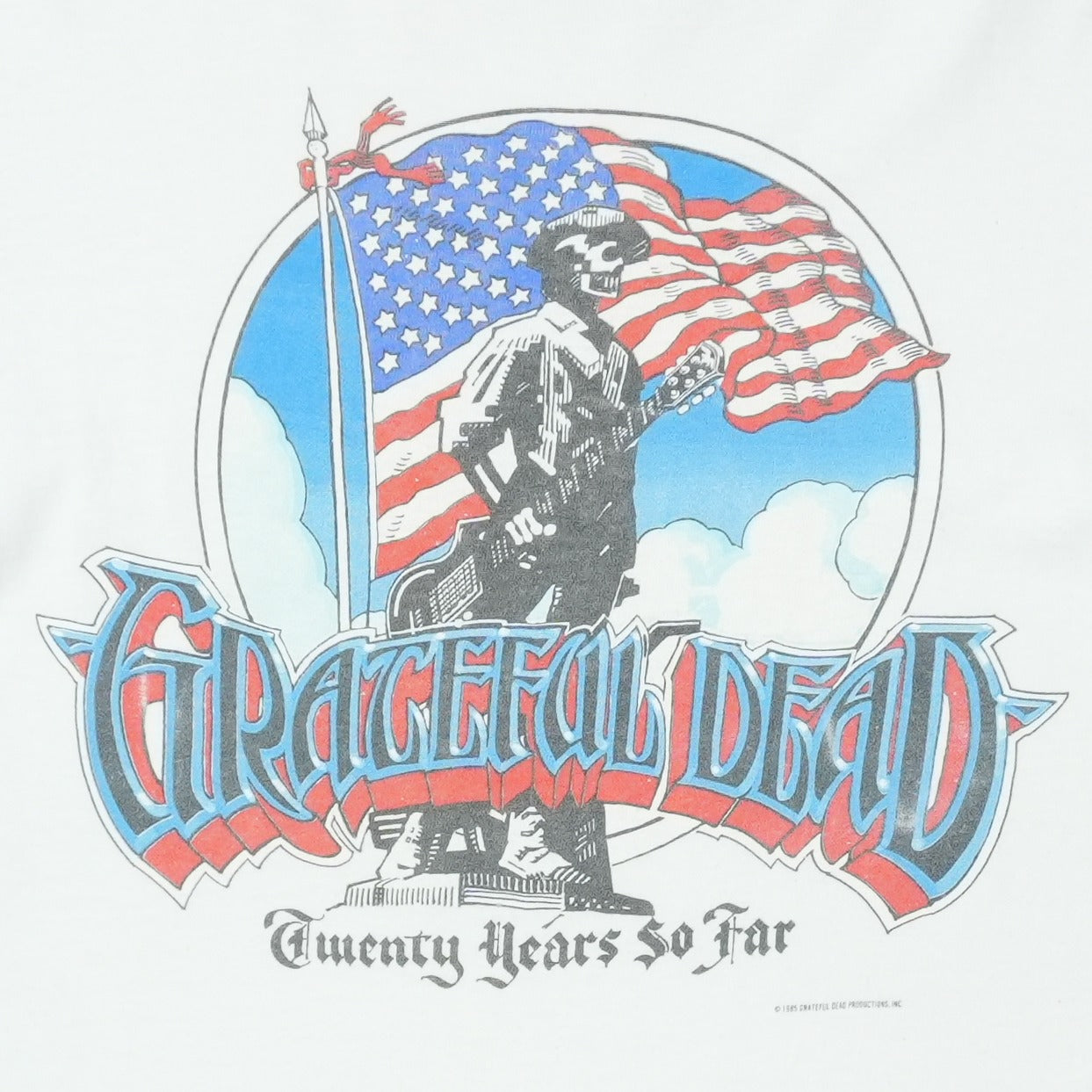 1985 Grateful Dead Twenty Years So Far Shirt