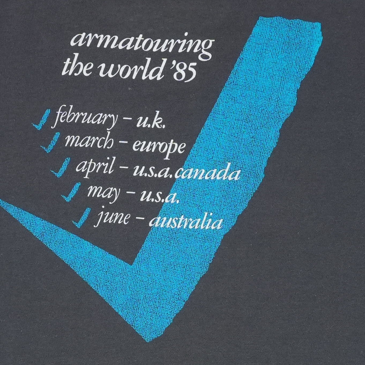 1985 Joan Armatrading The Secrets Tour Shirt