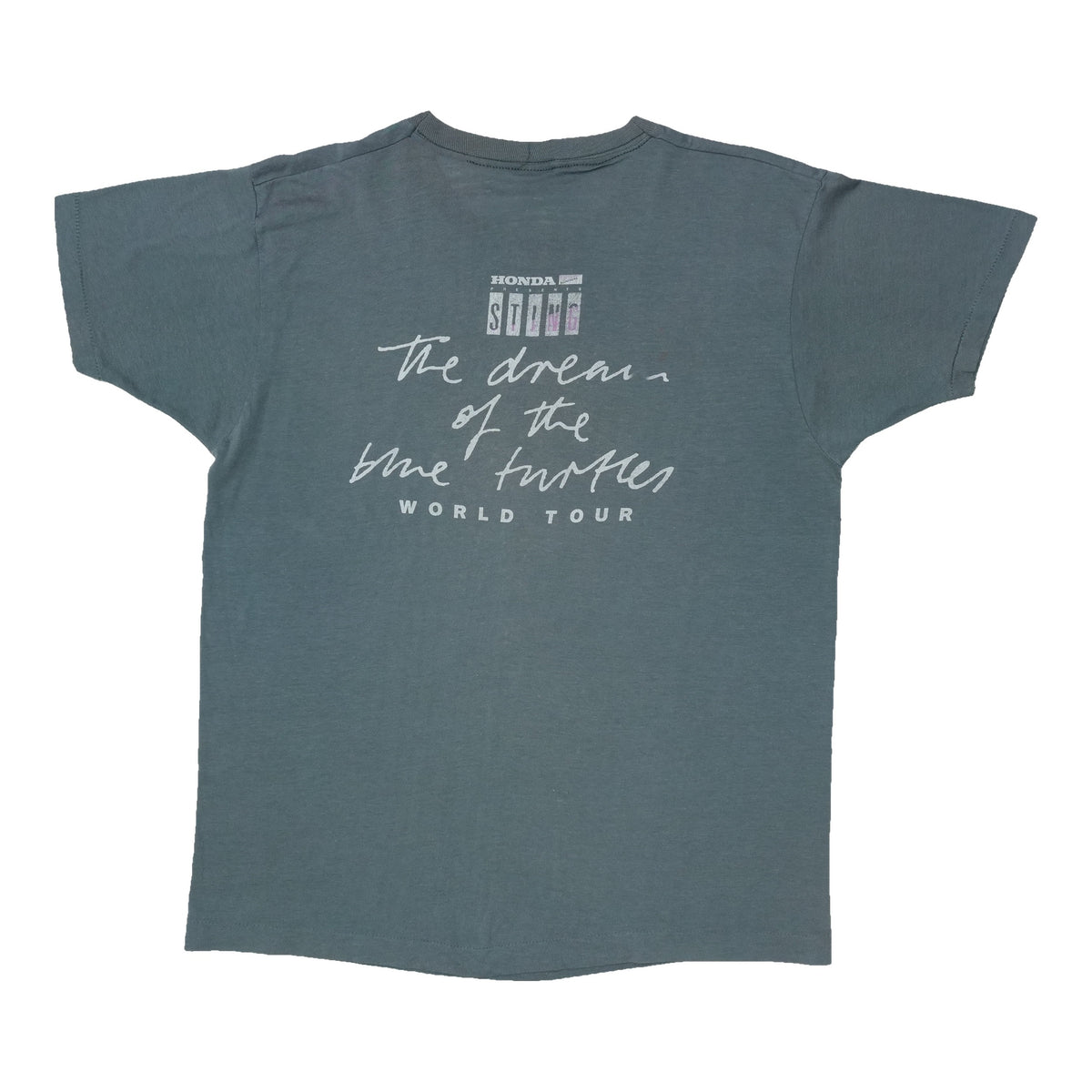 1985 Sting Dream Of The Blue Turtles World Tour Shirt