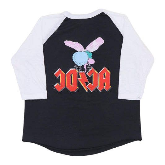 1985 ACDC Fly On The Wall Jersey Shirt Back