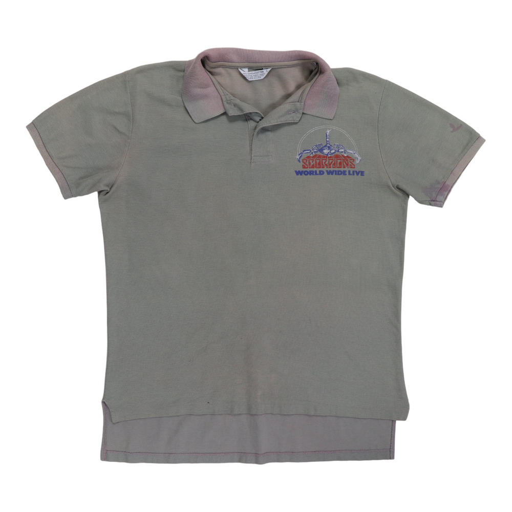 1985 Scorpions Summer Sting Collard Shirt