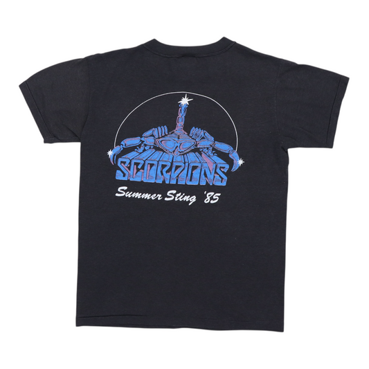 1985 Scorpions Summer Sting Tour Shirt Back