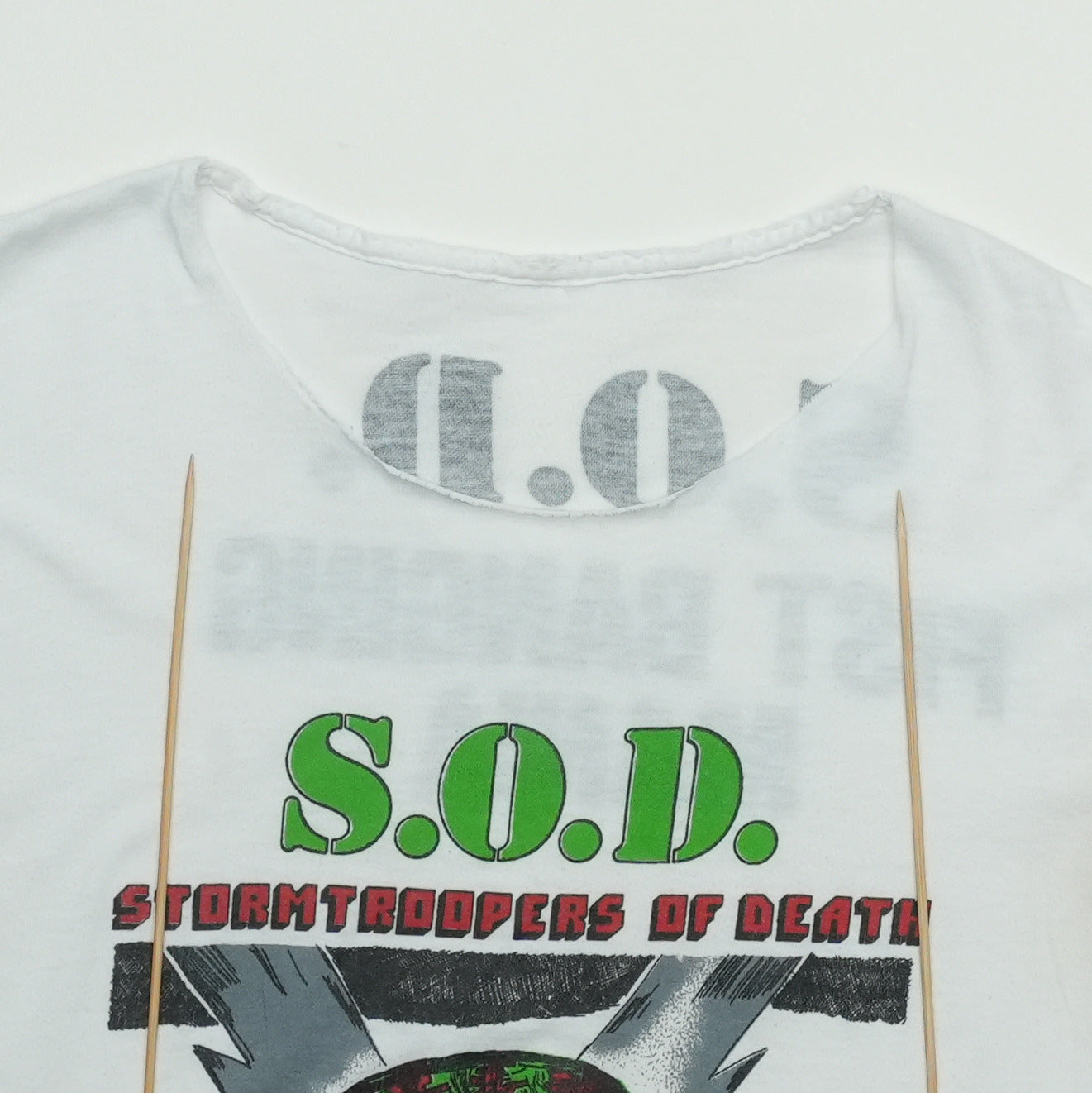 1985 S.O.D. Stormtroopers of Death Speak English or Die Shirt Detail 9