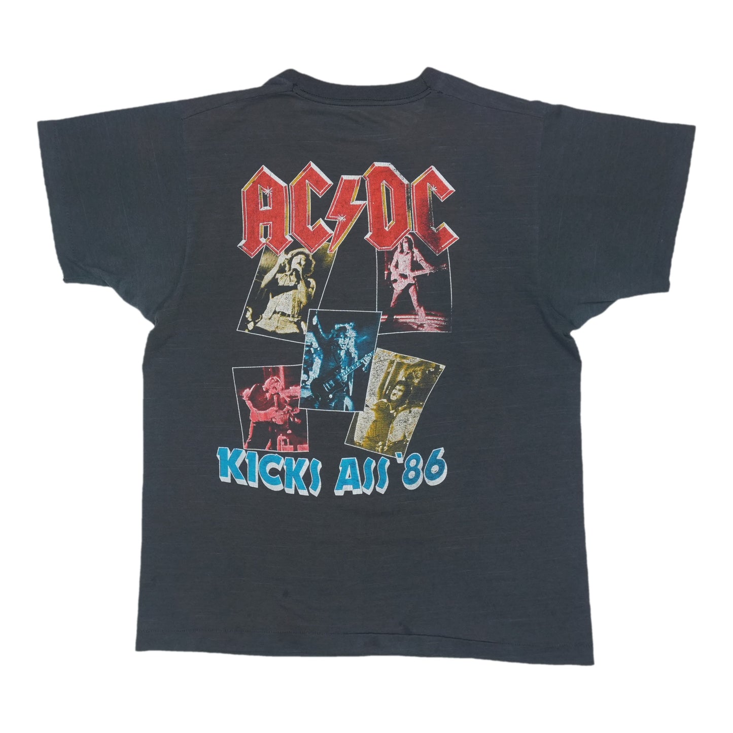 1986 ACDC Who Made Who Tour Shirt Back