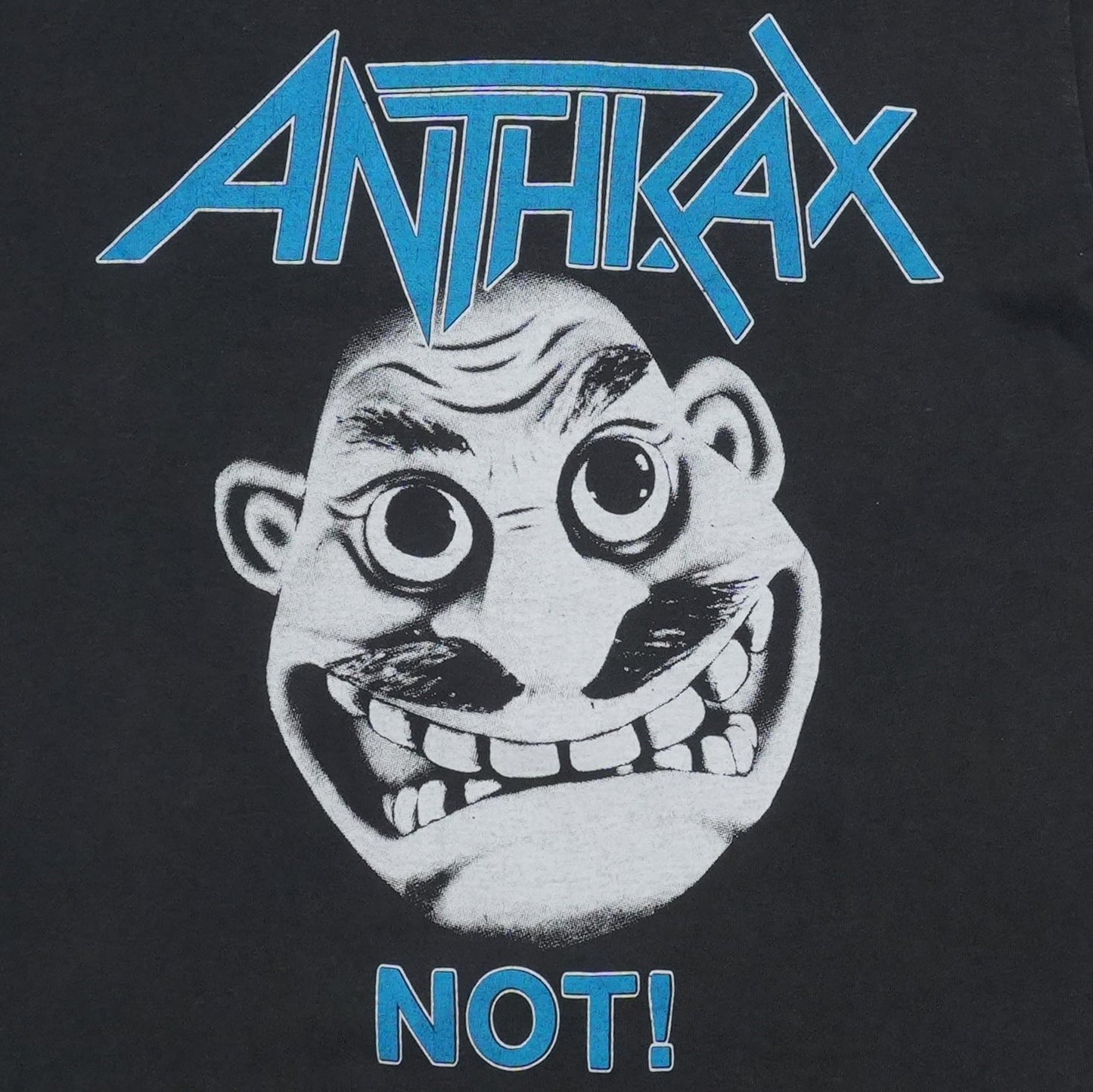 1986 Anthrax Spreading The Disease World Tour Shirt Detail 1