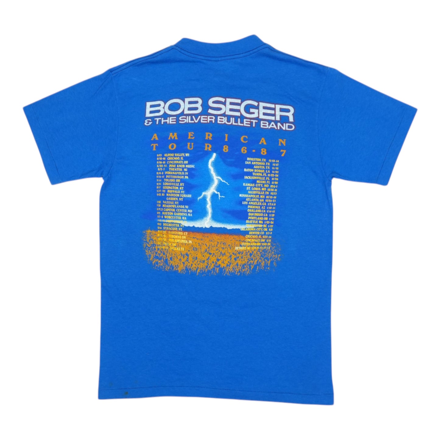 1986 Bob Seger American Storm Tour Shirt