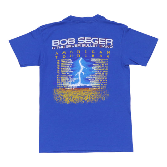 1986 Bob Seger American Storm Tour Shirt Back