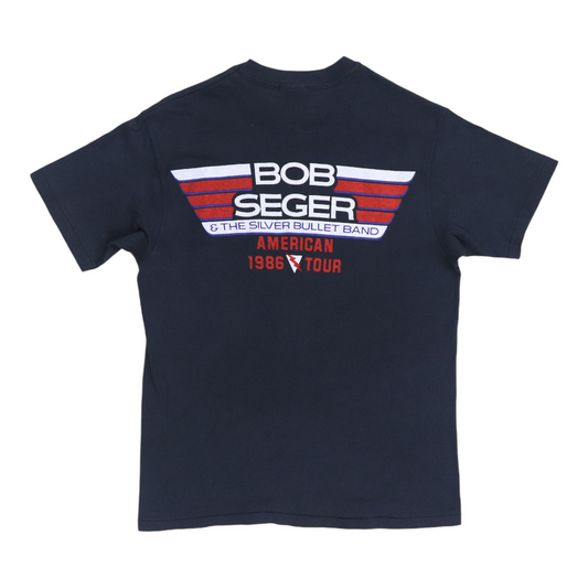 1986 Bob Seger American Tour Shirt Back