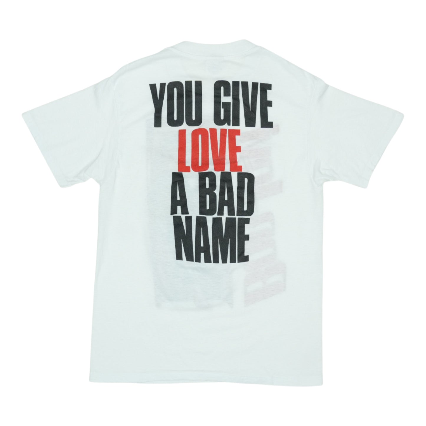 1986 Bon Jovi You Give Love A Bad Name Shirt