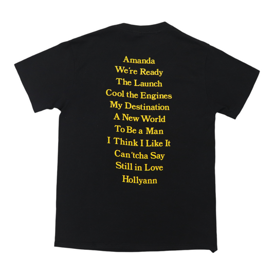 1986 Boston Third Stage Tour Shirt Back
