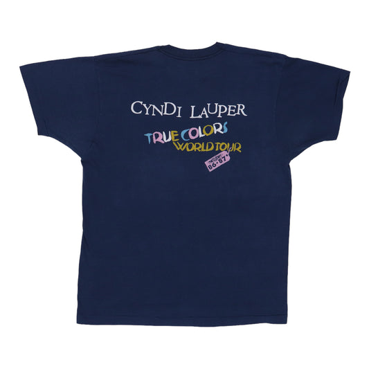 1986 Cyndi Lauper True Colors World Tour Shirt