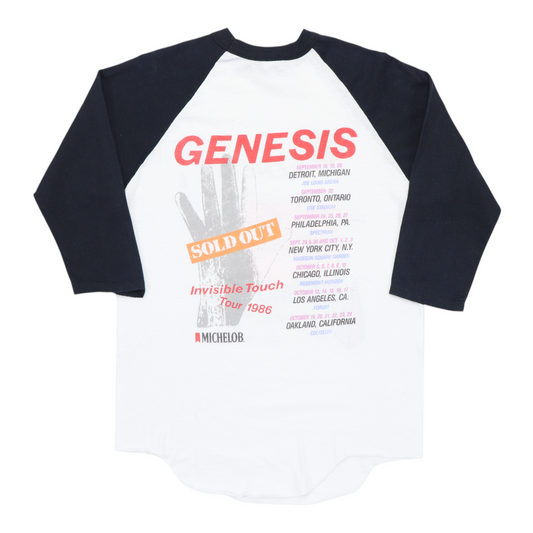 1986 Genesis Land Of Confusion Tour Jersey Shirt Back