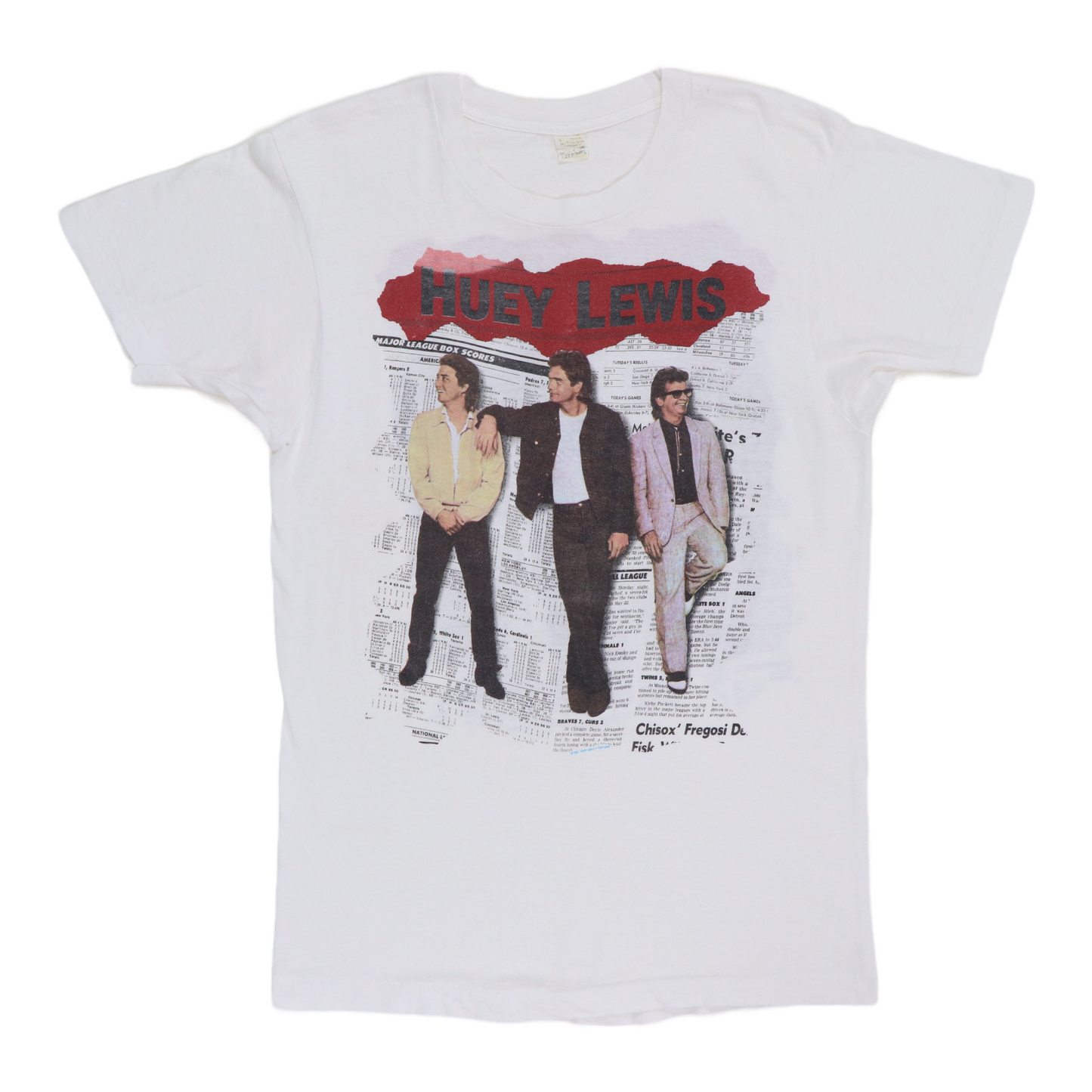 1986 Huey Lewis And The News Shirt