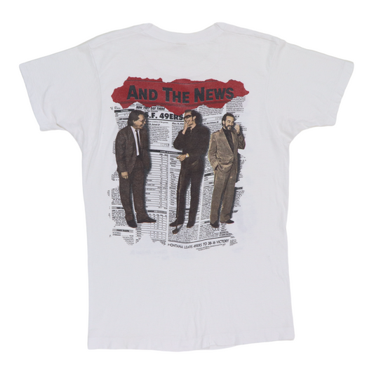1986 Huey Lewis And The News Shirt Back