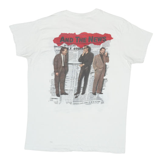 1986 Huey Lewis and The News Shirt Back