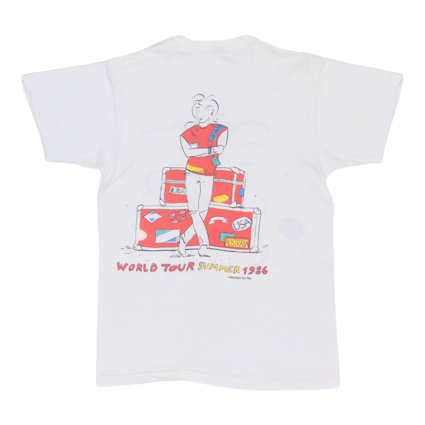 1986 Julian Lennon The Secret Value Of Day Dreaming World Tour Shirt