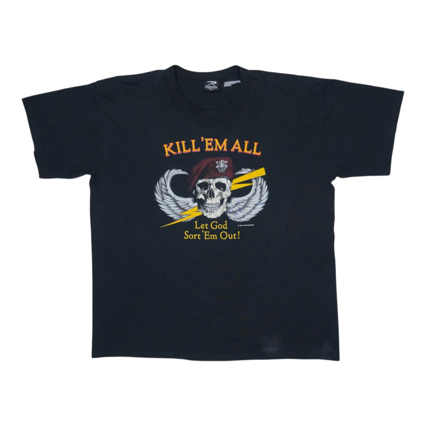 1986 Kill Em All Let God Sort Em Out Shirt