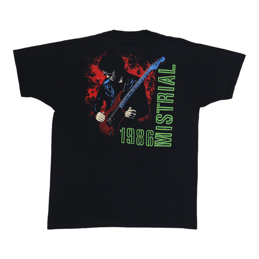 1986 Lou Reed Mistrial Tour Shirt Back