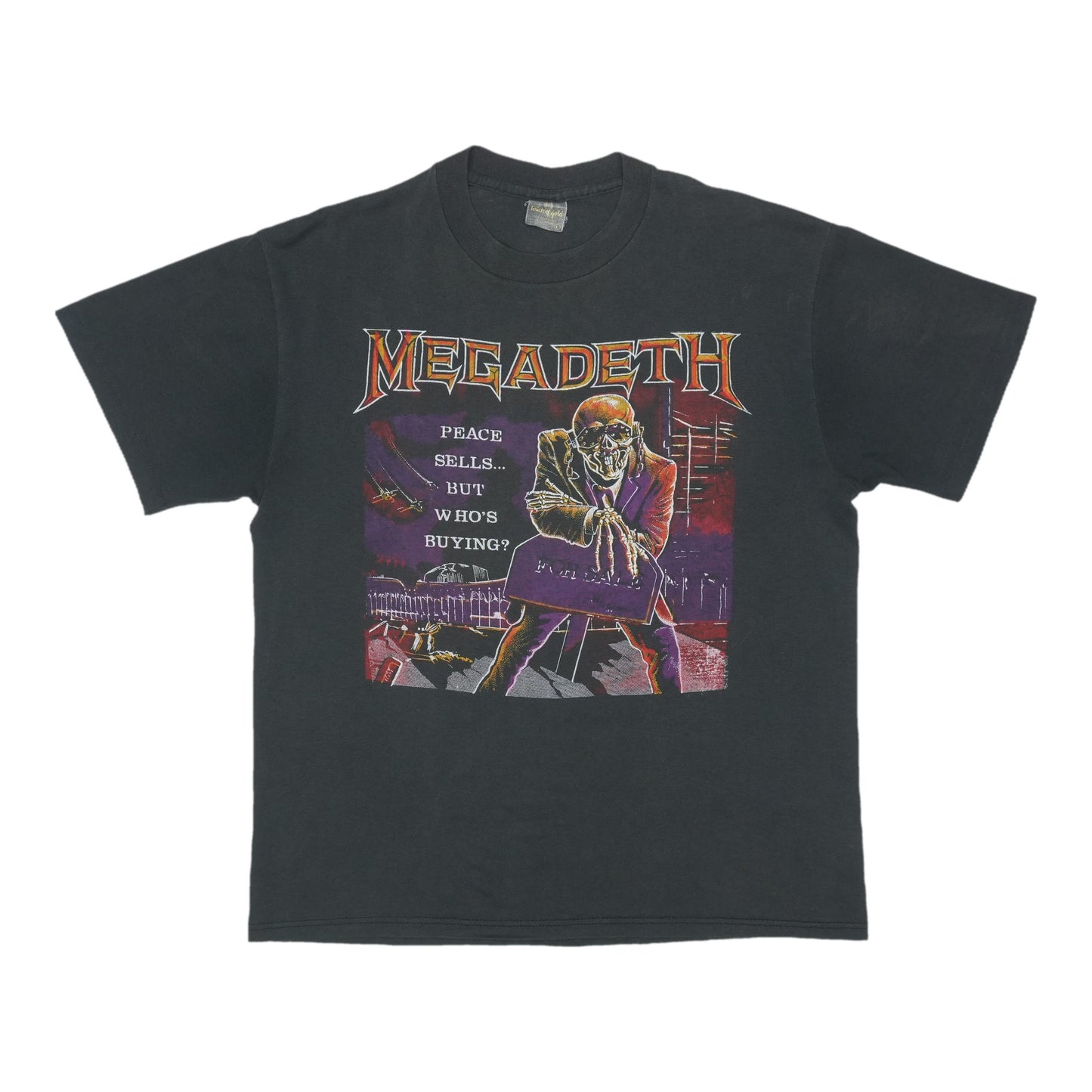 1986 Megadeth Peace Sells But Who Is Buying Tour Shirt