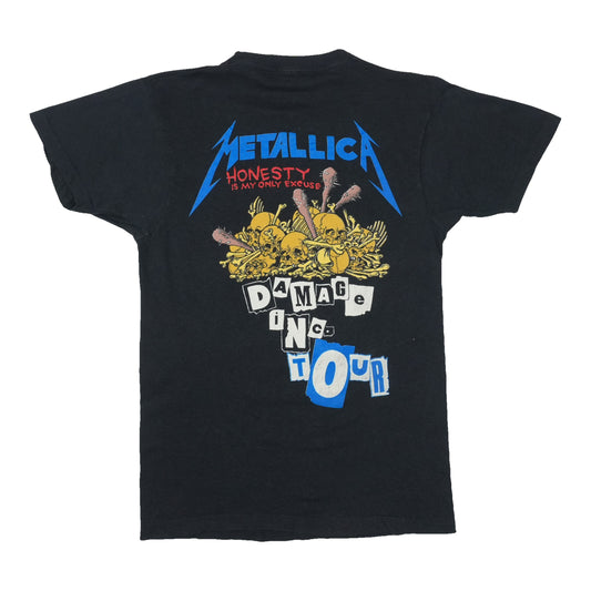 1986 Metallica Damage Inc Tour Shirt