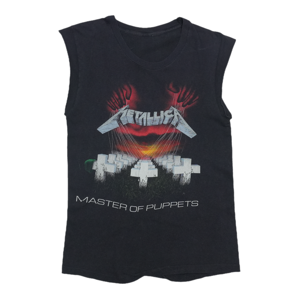1986 Metallica Master Of Puppets Damage Inc Tour Shirt Front