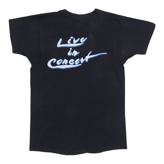 1986 Moody Blues Live In Concert Tour Shirt Back