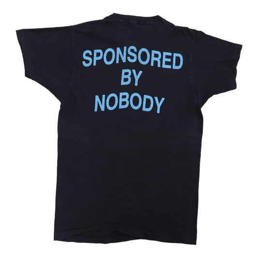 1986 Neil Young Sponsored By Nobody Shirt Back