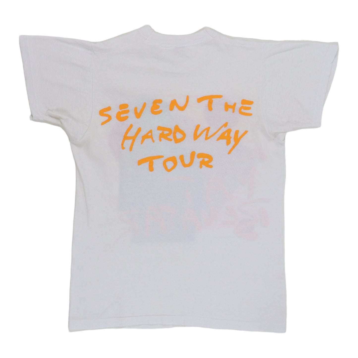 1986 Pat Benatar Seven The Hard Way Tour Shirt Back