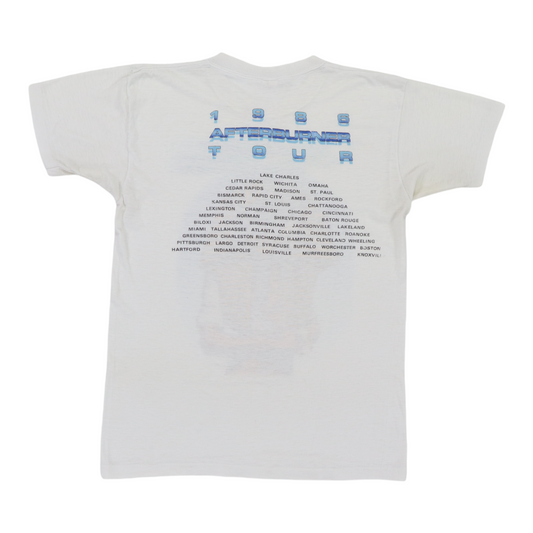 1986 ZZ Top Afterburner Tour Shirt Back
