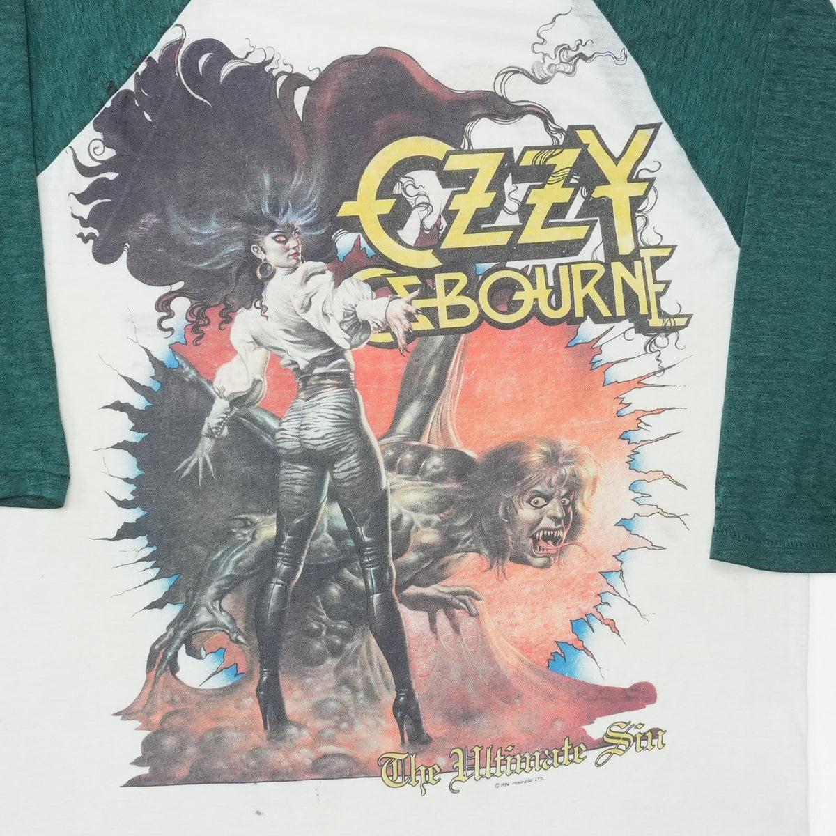 1986 Ozzy Osbourne The Ultimate Sin Tour Jersey