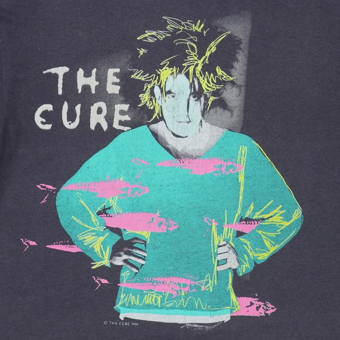 1986 The Cure Standing On A Beach Shirt