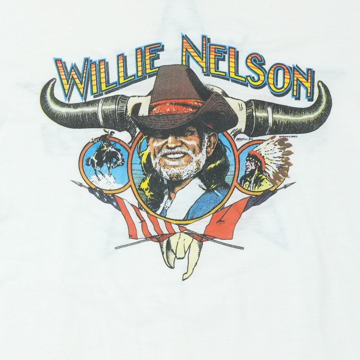 1986 Willie Nelson Tour Shirt