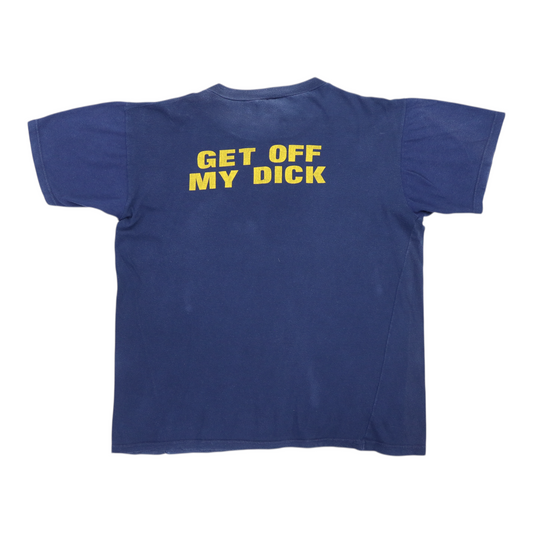 1986 Beastie Boys Get Off My Dick Shirt Back
