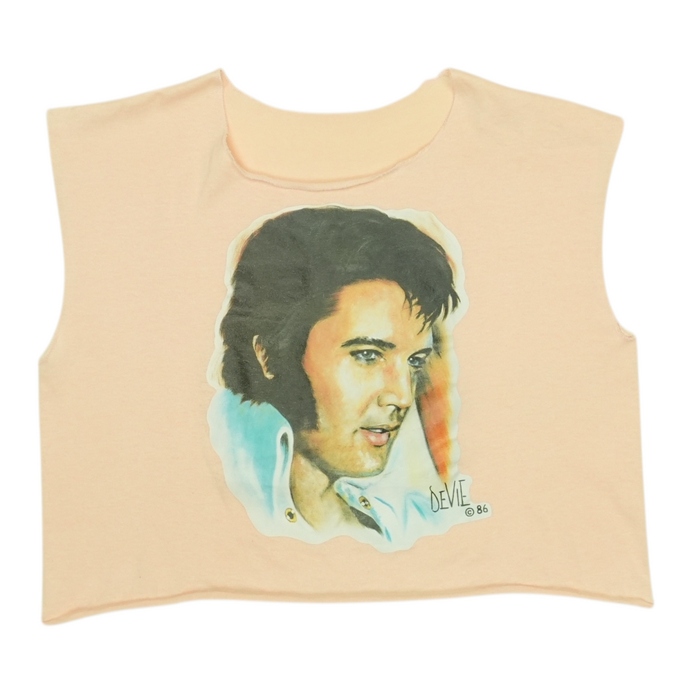 1986 Elvis Presley Cut Off Shirt