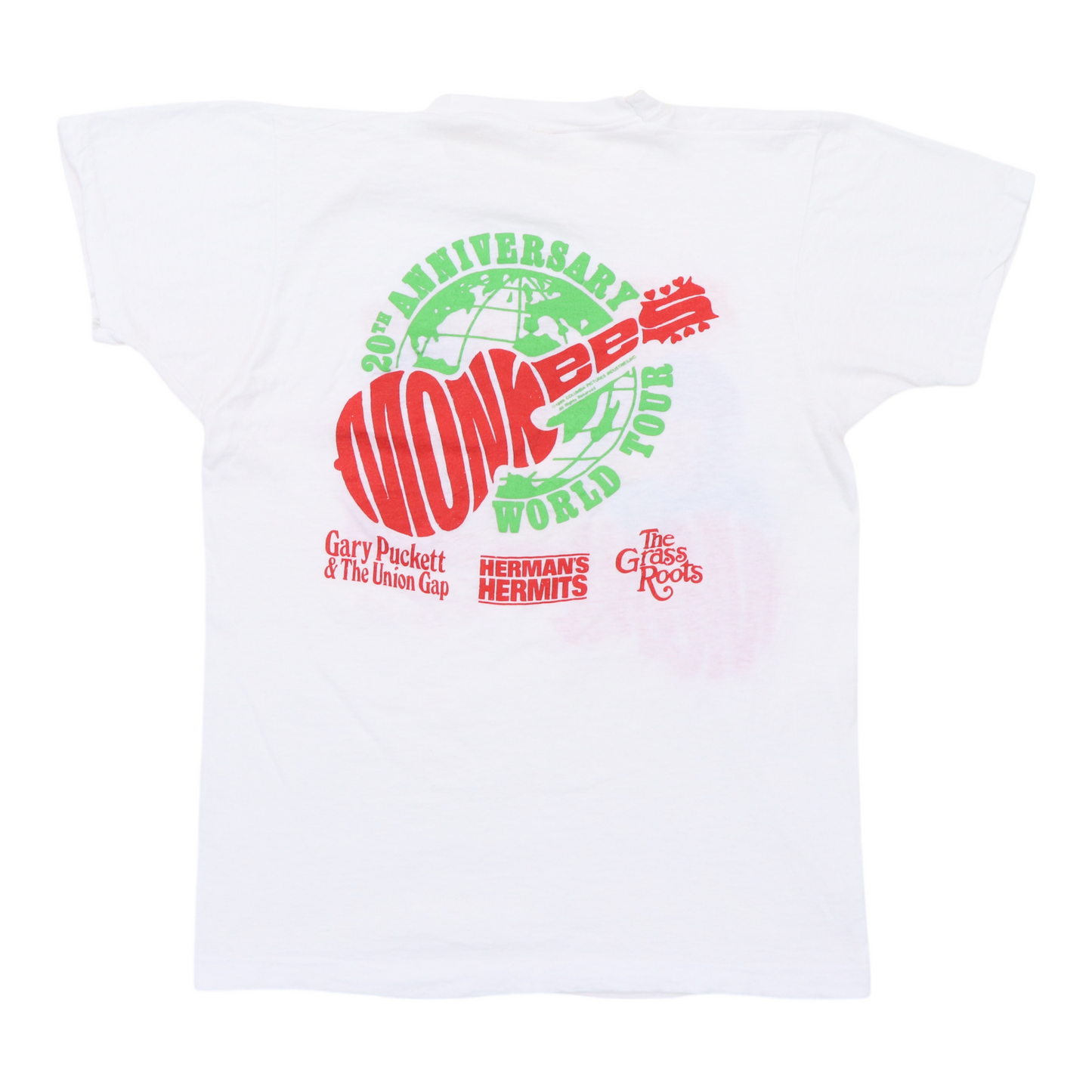 1986 The Monkees 20th Anniversary World Tour Shirt