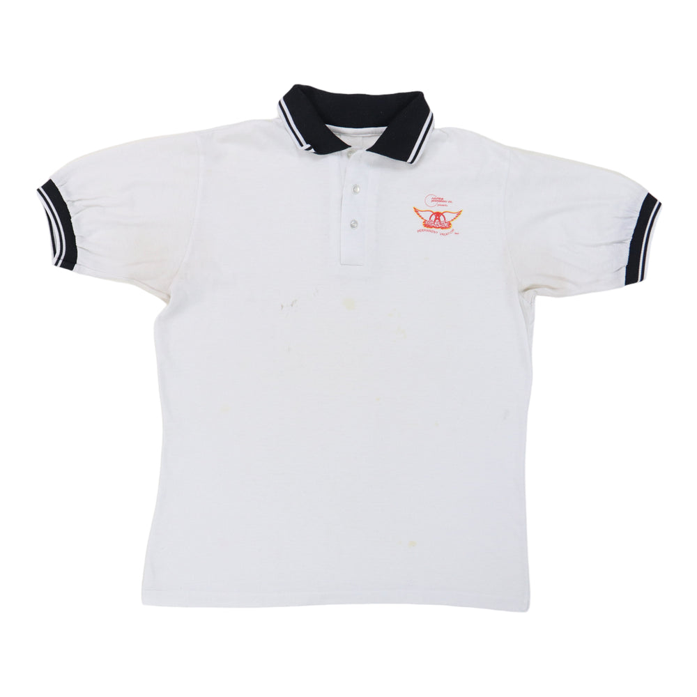 1987 Aerosmith Permanent Vacation Tour Crew Polo Shirt
